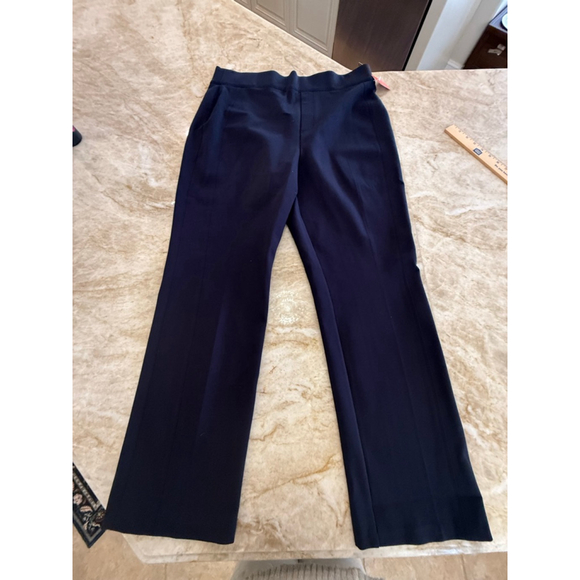 SPANX Straight wide Leg Pants 2X Navy New with tag. Stretchy workwear.